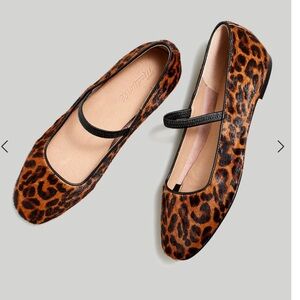 Madewell Calf Hair Leopard Print Greta.  NEW no box.
